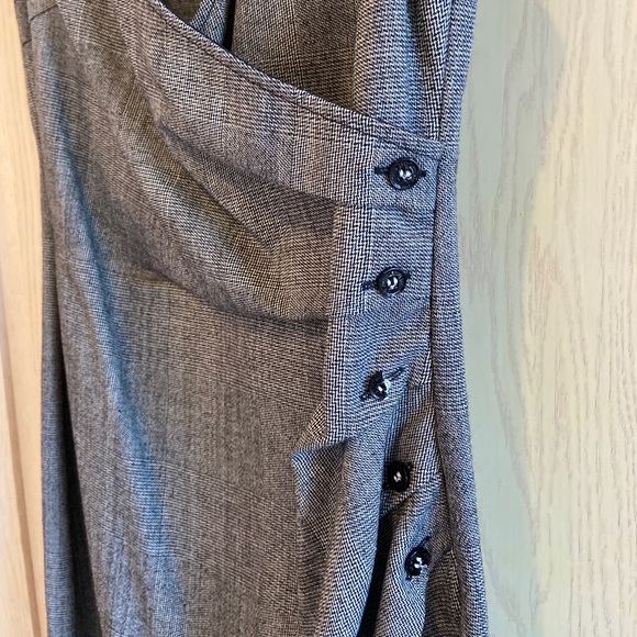 Love Moschino Wool V-Neck Wrap Dress | Size 4 - Picture 3 of 11